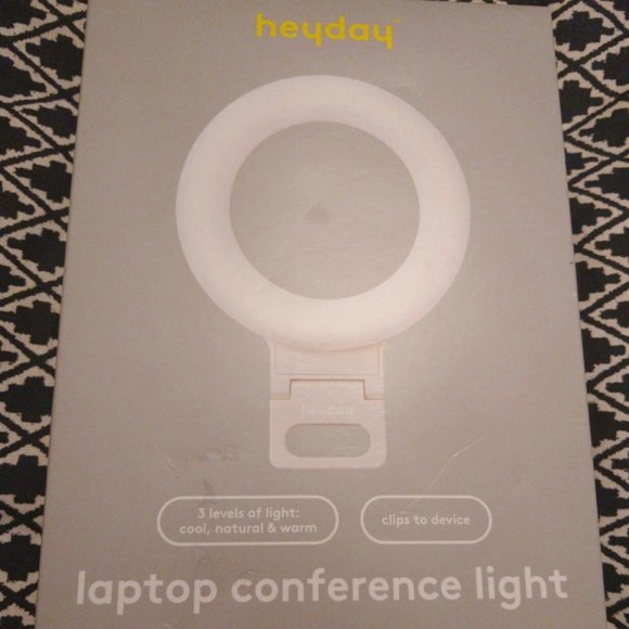 Heyday Laptop Conference Ring Light New With Box LED Adjustable 3 Level Light - Picture 1 of 2